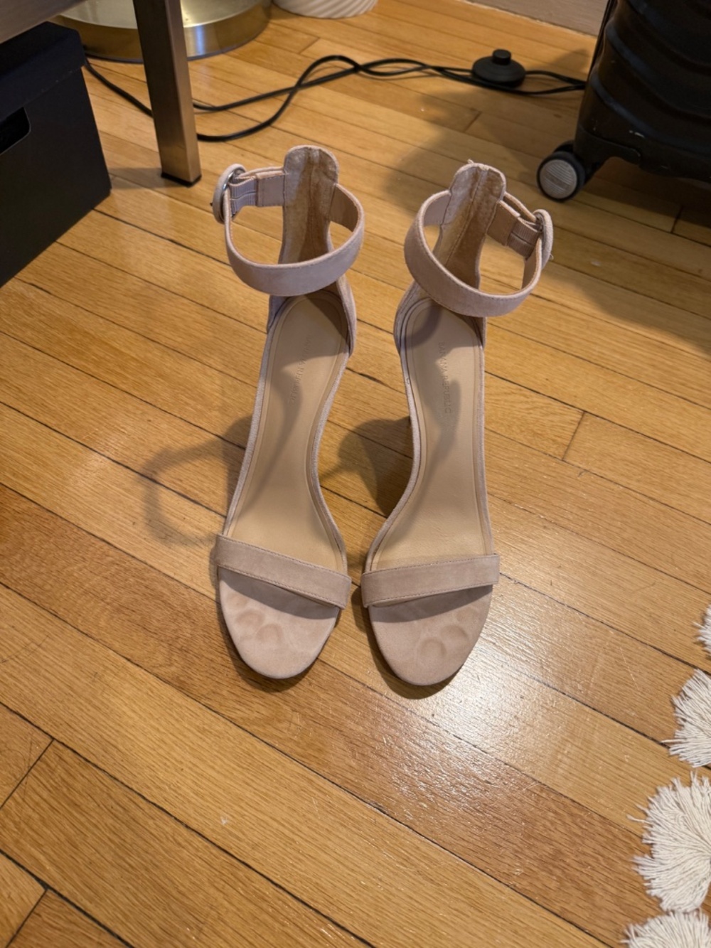 Banana Republic Bare Suede Heels